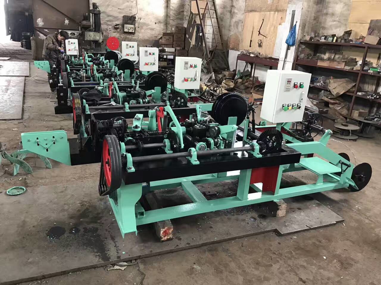 Automatic High safety Twisted Barbed Wire Machine/Single Barbed Wire Machine