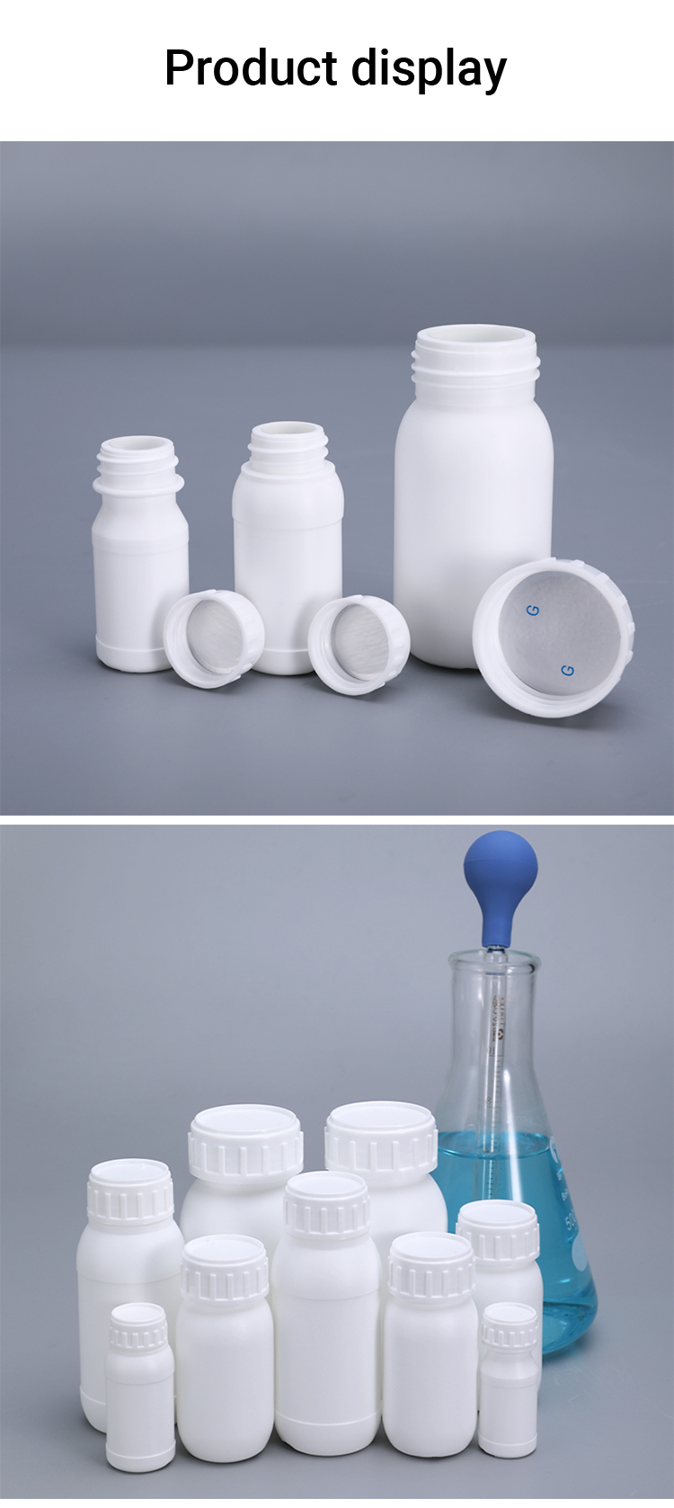 Corrosion Resistant UMASS COEX Plastic Bottle For Chemical Reagent Liquid Package 100ml