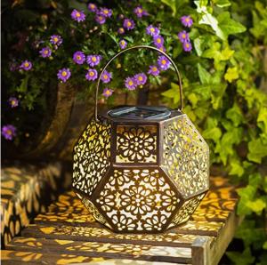 China Metal Waterproof 7 Lumens 0.16W Outdoor Tabletop Solar Lights wholesale