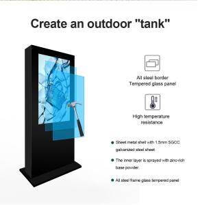 China Advertising Display 2500nits IP65 Outdoor Waterproof Digital Signage Equipment wholesale