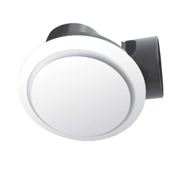 Home Ceiling Mounted Motor Duct Exhaust Fan with Led Light Standard Plastic Extractor