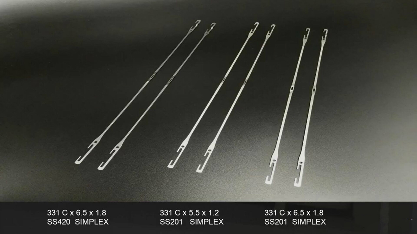 Stainless Steel Wire Heald Heald Wire For Carpet Industry 520MM Dobby Heald