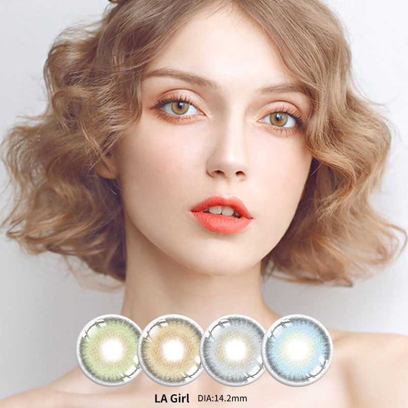 KSSEYE Natural Makeup Monica Eye Colored Contacts Lens Yearly Use Contact Lenses