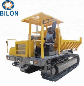 China 1T - 10T Rubber Track Dump Truck , Yunnei Engine 76kw Compact Dump Truck wholesale