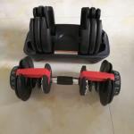 Commercial Free Weight Equipment Gym Adjustable Dumbbells 24KG 40KG