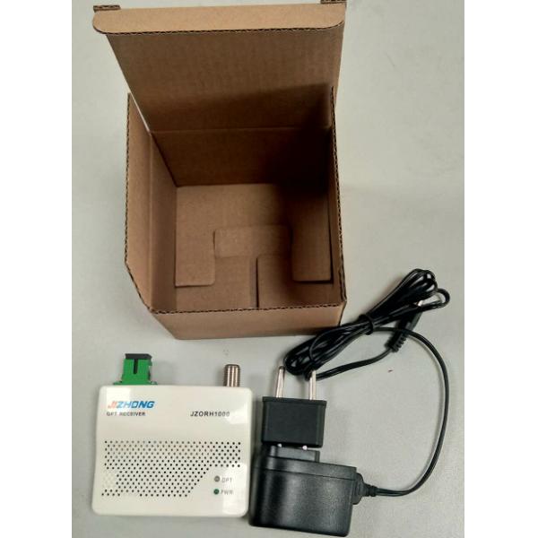 45-1000MH FTTH Mini Node With Power Supply CATV FTTH Optical Receiver 1100~1600nm