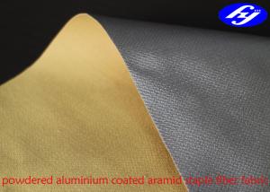 China Powdered Aluminium Coated Aramid Fiber Fabric For Thermal Insulation wholesale