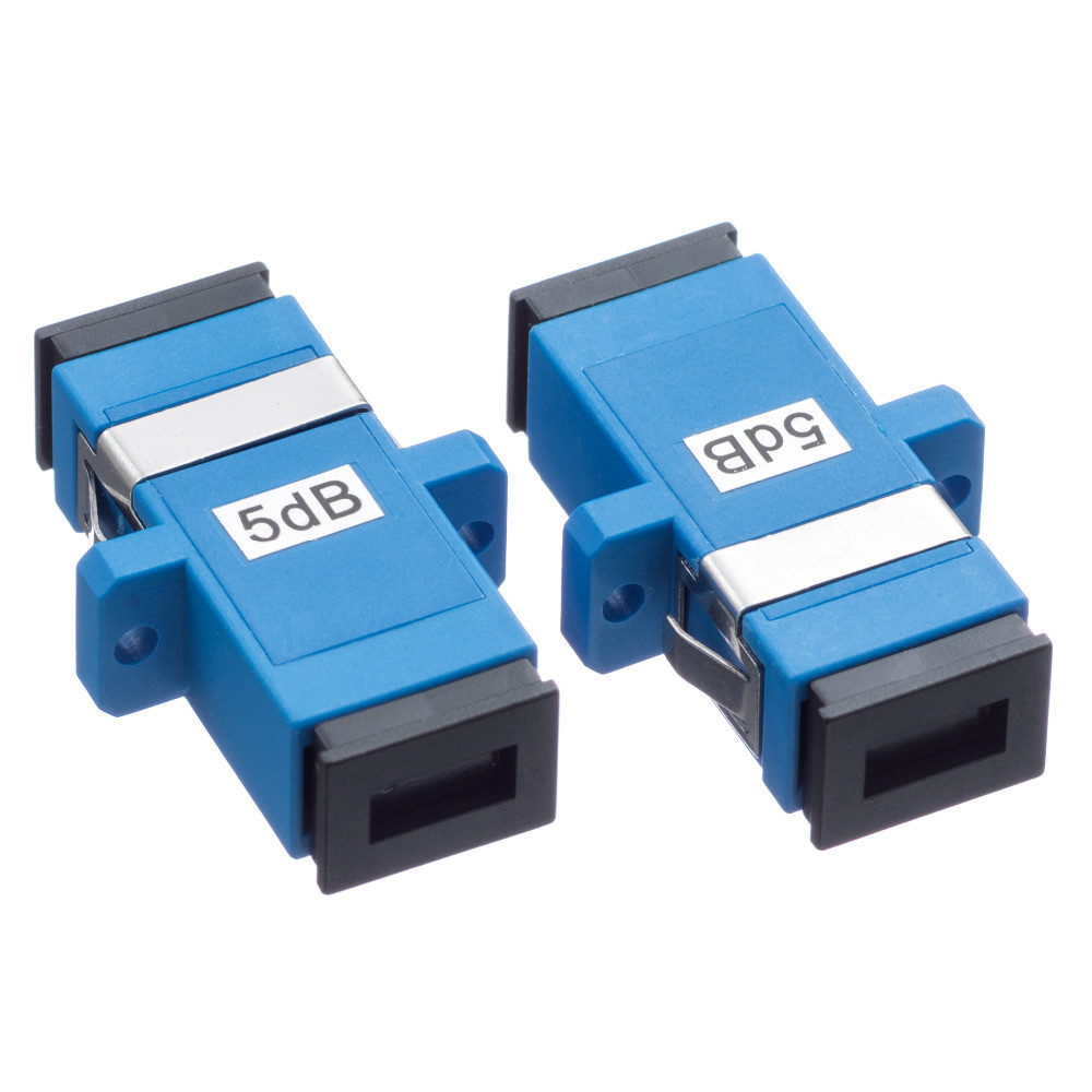 SC/UPC SC/APC Single Mode Fixed Fiber Attenuator Female to Female 3dB, 5dB, 10dB, 15dB, and 20dB for options
