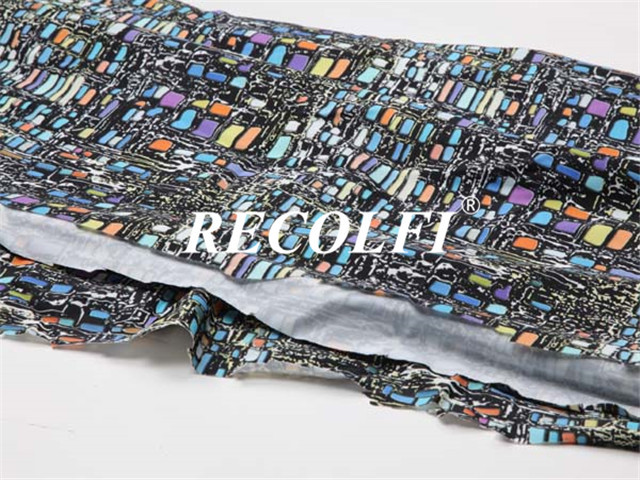 Poly Yarn Spandex Pattern Print Activewear Knit Fabric Waterproof Airproof
