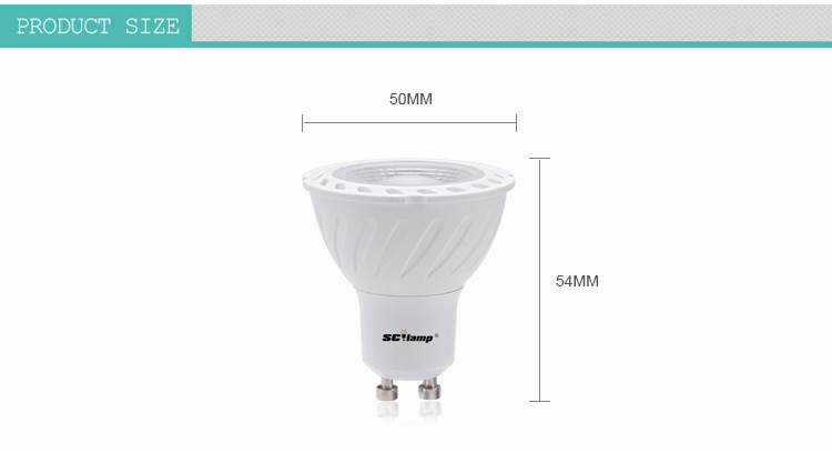 Ra90 high bright 5w GU10 spot light wholesale