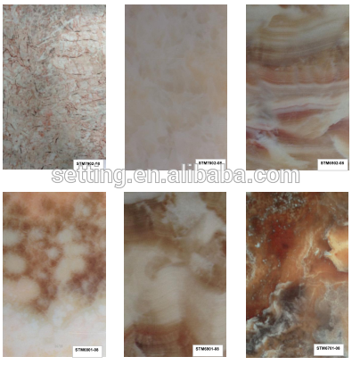 2mm marble color acrylic sheet laminated mdf ,plywood