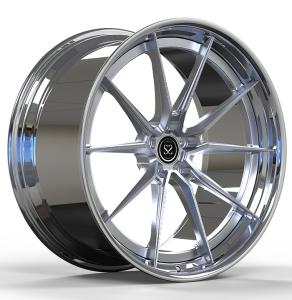 China 20X10.5 22x12 Polish Two Piece Forged Wheels Aluminum Alloy For Audi RS5 wholesale