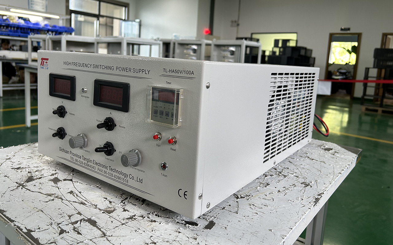 50V 100A Single-Phase Reversible Rectifier Polarity Switching for Electroplating & Anodizing