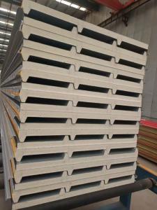 China Polyurethane PUR Sandwich Panel Wall Roof 50mm 75mm 100mm 125mm wholesale