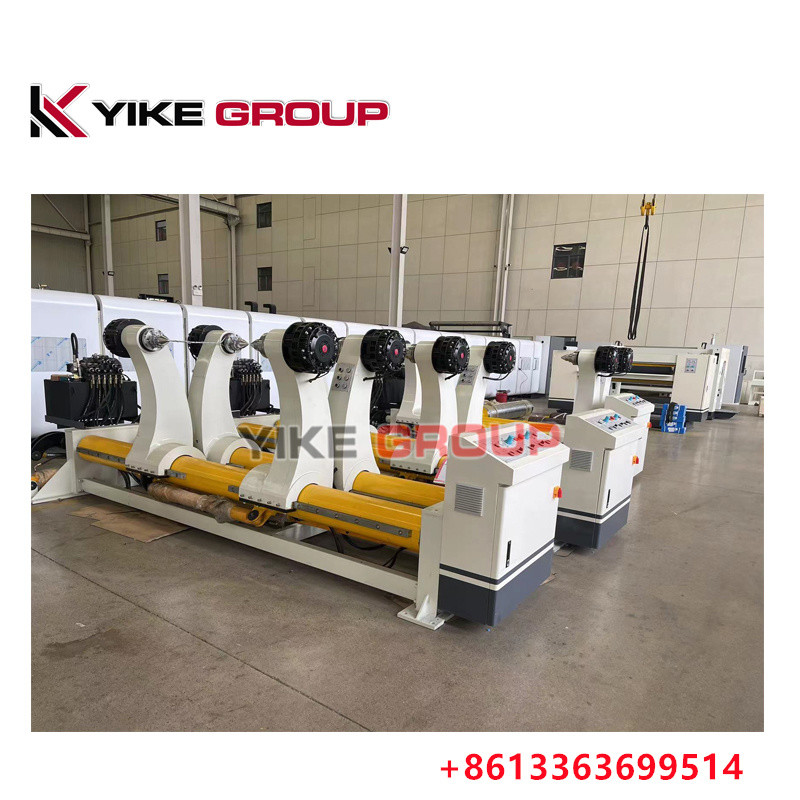 Width 2200mm Unwind Hydraulic Shaftless Mill Roll Stand For Corrugated Cardboard