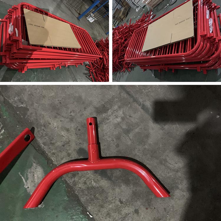 high quality galvanized powder painted concert crowd control barrier RAL 3020 color