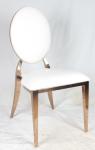 Gold Wedding Dining Chairs Stainless Steel Stackable Banquet Chair