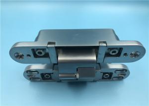 China Zinc Alloy 3D Concealed Hinges With Pearl Chrome Surface Finishing wholesale