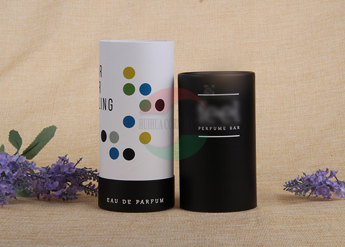 Round Box Push Up Paper Tubes Cardboard Tube Packaging For Perfumes Cream Jar