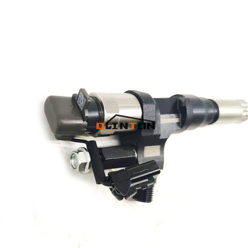 Fuel Injector 095000-6593 For Excavator Hino J08e Engine 23670-E0010 Diesel VH23670E00