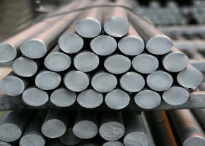 China JIS C45 Black Mild Steel Round Bar , 120mm Solid Metal Round Bar wholesale