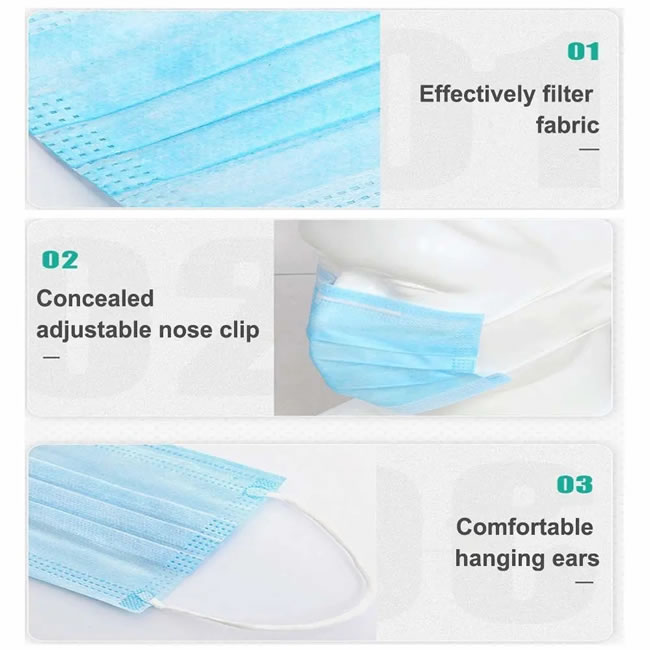 3-Layer Disposable Mask Face Mask