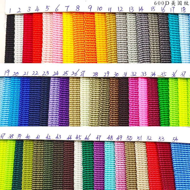Eco-friendly 20/25/32/38/50mm herringbone webbing polyester ribbon backpack belt strapping polypropylene webbing