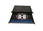 ODF 19'' 1U Sliding 24SC Fiber Optic Distribution Box