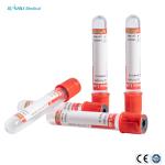Disposable Red Top Vacuum Collection Tubes PET Clot Activator Tube CE