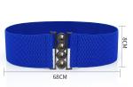 Four Ring White Dress Belt Womens 60cm Invisible Buckleless Belt