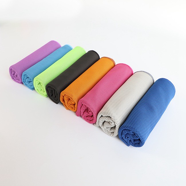 Breathable Microfiber Sport Towel Custom Ice Cooling Quick Dry Gym Towel 12x40"