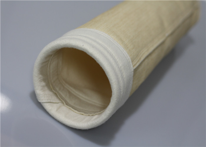 PPS Needle Felt Dust Filter Bag Acid Alkalis Resistance With PTFE Membrane