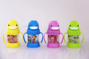 China PC cartoon water bottle,plastic handy cup,food grade gift bottle,children bottle,kettle wholesale