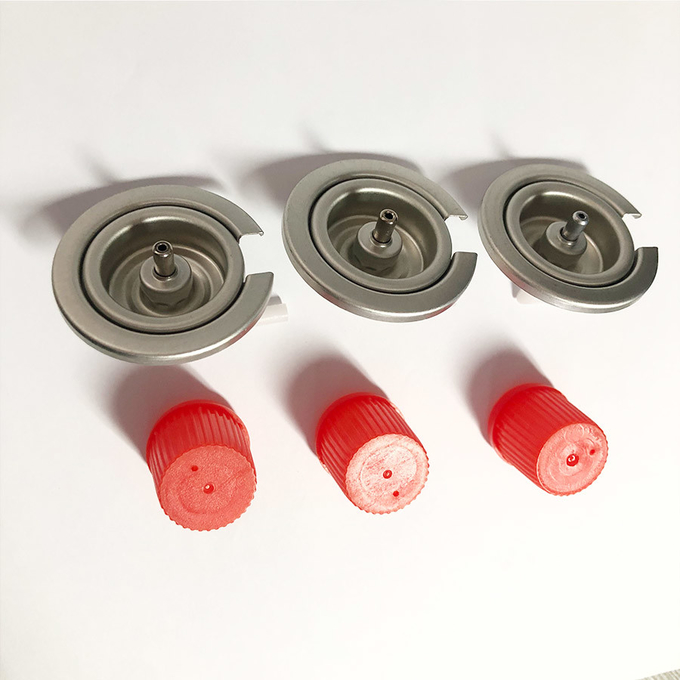 Efficient Butane Gas Stove Valve Gas Cartridge Valve with Buna Outer Gasket