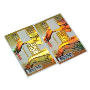 China 70mm Width Pharmaceutical Steroid Vial Labels Fake Resistant wholesale