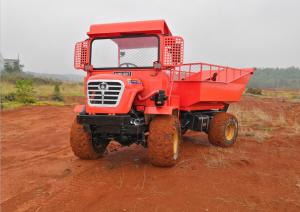 China Light Weight Mini Articulated Dump Truck Full Hydraulic Steering 30HP For Oil Palm wholesale