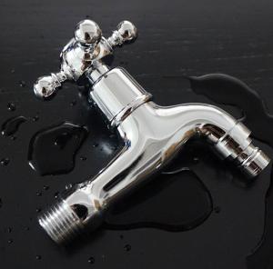 China Antique Brass Bibcock 4point ODM Outdoor Faucet Garden Tap wholesale