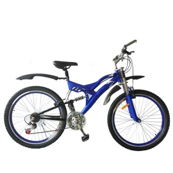 Chinese OEM 26-Inch Mountain Bike with 18 Speeds and Full Suspension Fork Gross
