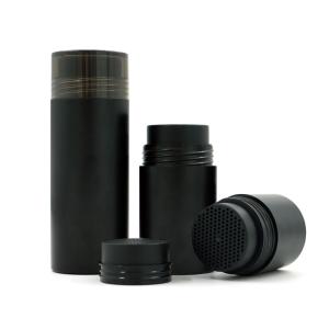 China 15g Fiber Plastic Cosmetic Containers Makeup Powder Sifter Black High Toughness wholesale
