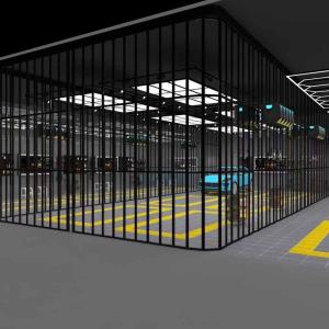 China Rigidity Side Folding Shutter Door For Commercial Retail Stores / Shopping Malls wholesale