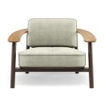 Modern Nordic Teak Wood Aluminium Garden Sofa Dining Set