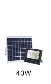 Outdoor Solar Powered LED Flood Light High Brightness 40W 60W 100W 200Watt