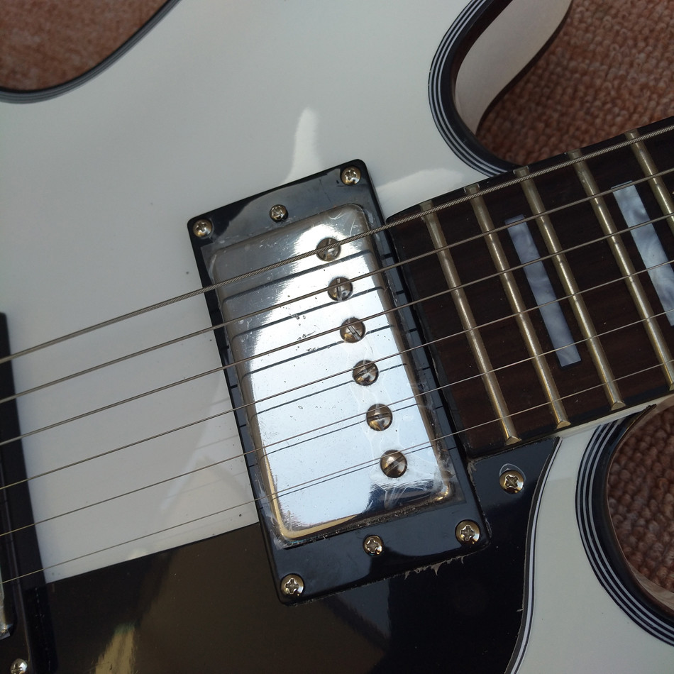 High quality hollow body jazz electric guitar, rosewood fingerboard black binding electric guitar, free shipping