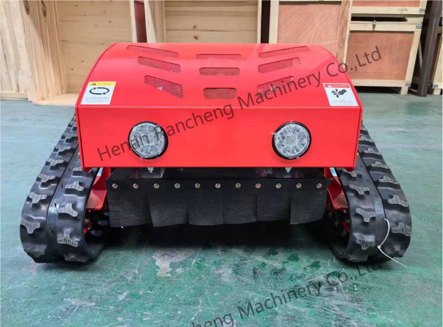 Remote Control Lawn Mower Small Track Gasoline Electric Four - Wheel Lawn Mower