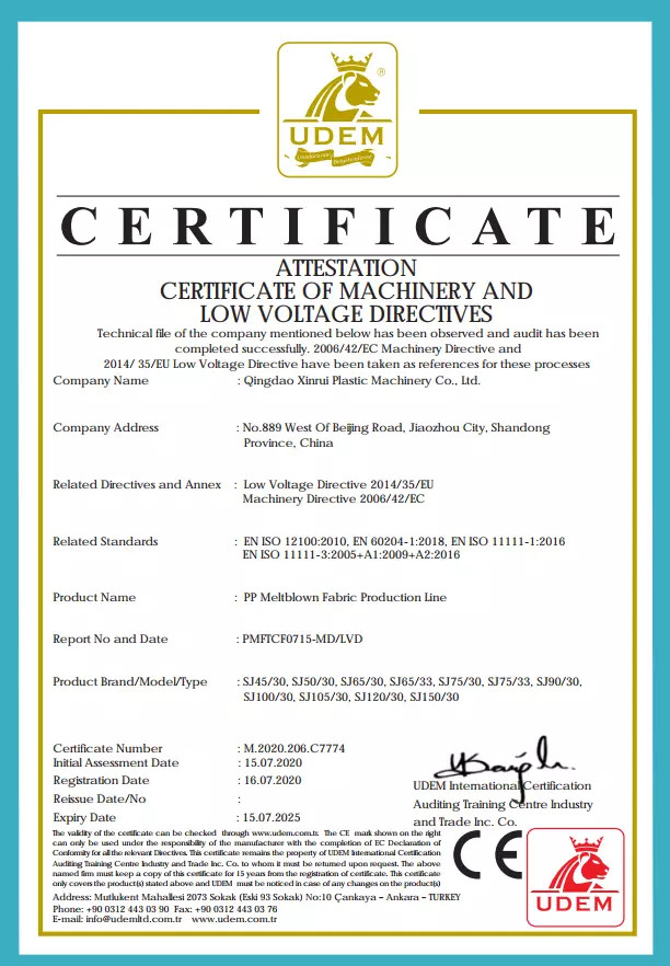 Disposable Medical Mask Use PP Meltblown Nonwoven Fabric Making Machine