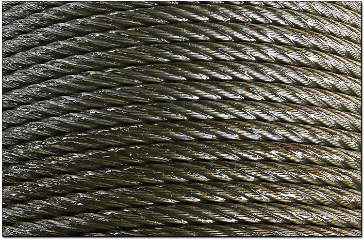 6x37+Fc/6x37+Iws/6x37+Iwr Crane Steel Wire Rope Galvanized Round Strand