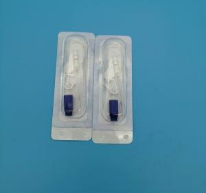 China 22G Disposable Butterfly Positive Pressure Type Iv Cannula Routine Infusion For Adults Blue wholesale