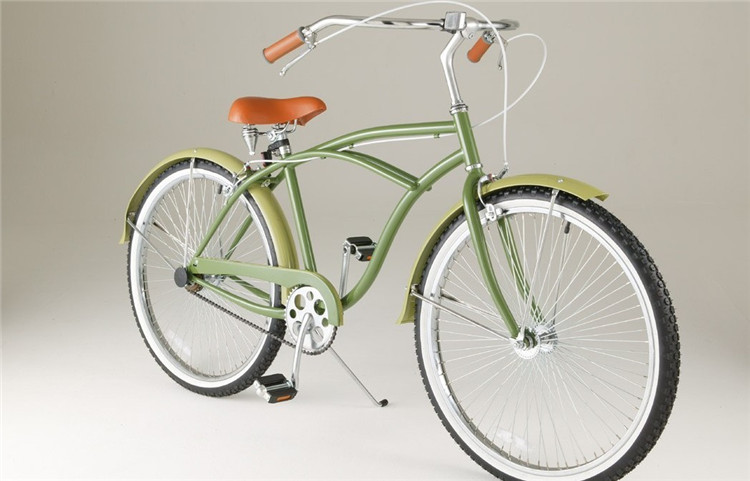 Made in China new design OEM steel frame 26" 2.125 beach cruiser bicycle with Shimano 6/7speeds