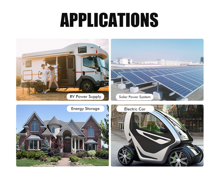 100Ah Lithium Iron Phosphate Battery Cells For Home Solar System And EV