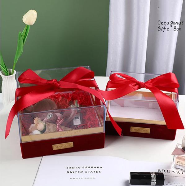 Paper Gift Packing Box for Candle Custom Logo Luxury Transparent Acrylic Storage Box